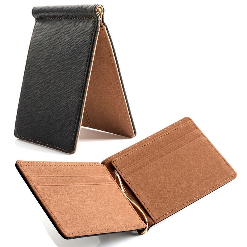 Women Bags Price - محفظة رجالية نحيفة بمشبك ، حافظة