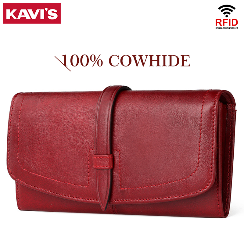 Women Bags Price - محافظ KAVIS للنساء محفظة جلدية أصلية