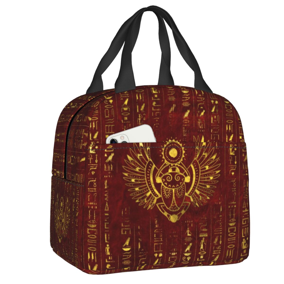 Women Bags In Egypt - الذهبي المصري سكاراب الهيروغليفات علب لحمل