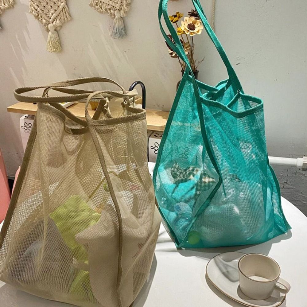 حقيبة شاطئ شبكية خفيفة الوزن،  - مراجعة Women'S Bags For Work وسعره