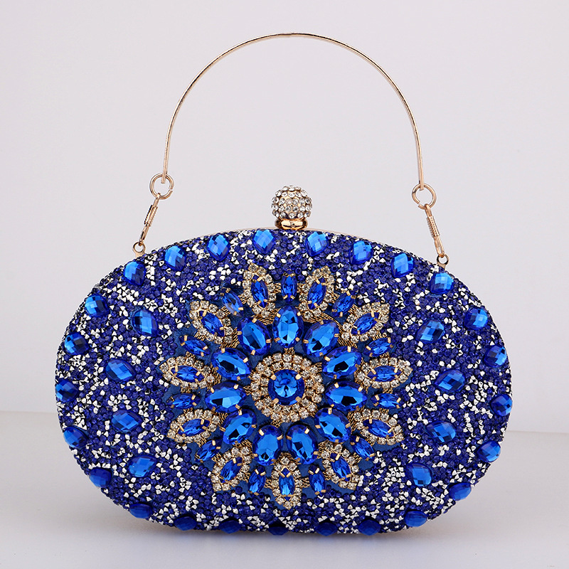حقيبة يد مسائية كريستالية ماسي - مراجعة Women Bags Golden وسعره