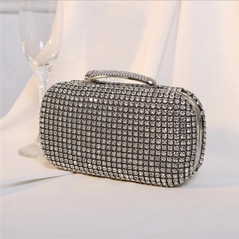 حقائب سهرة فاخرة من الكريستال  - مراجعة Women Bags Golden وسعره