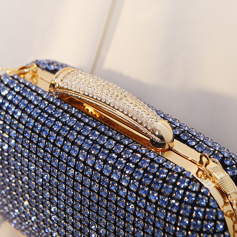 حقائب سهرة فاخرة من الكريستال  - مراجعة Women Bags Golden وسعره