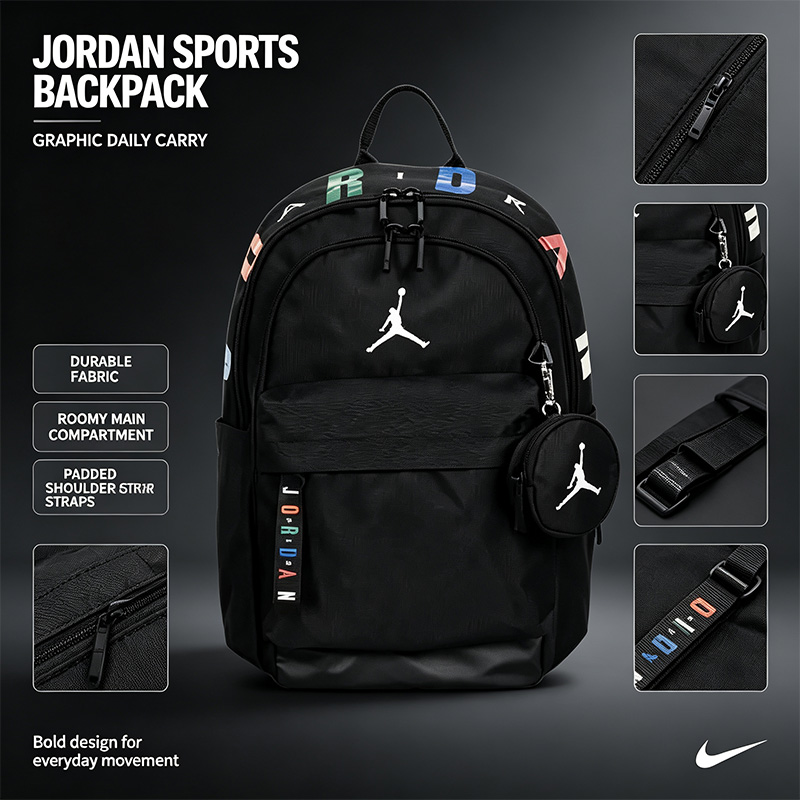 حقيبة ظهر رياضية أصلية من نايك - مراجعة Women Bags Jordan وسعره