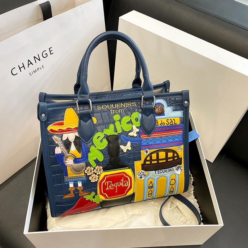 حقائب نسائية بتصميم مرقع بسحاب - مراجعة Women Bags Discount وسعره
