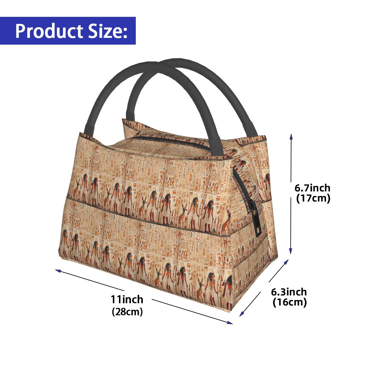 حقيبة غداء معزولة بتصميم مصر ا - مراجعة Women Bags In Egypt وسعره